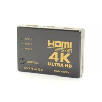 מפצל ושלט Gold Touch HDMI 1 TO 3 4K