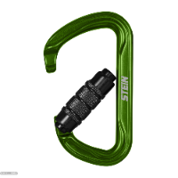 טבעת צורת SECURA D-Shape Aluminium D צבע ירוק