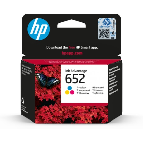 ראש דיו שחור מקורי HP 652