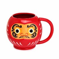 ספל גדול בובת דארומה יפנית  Daruma
