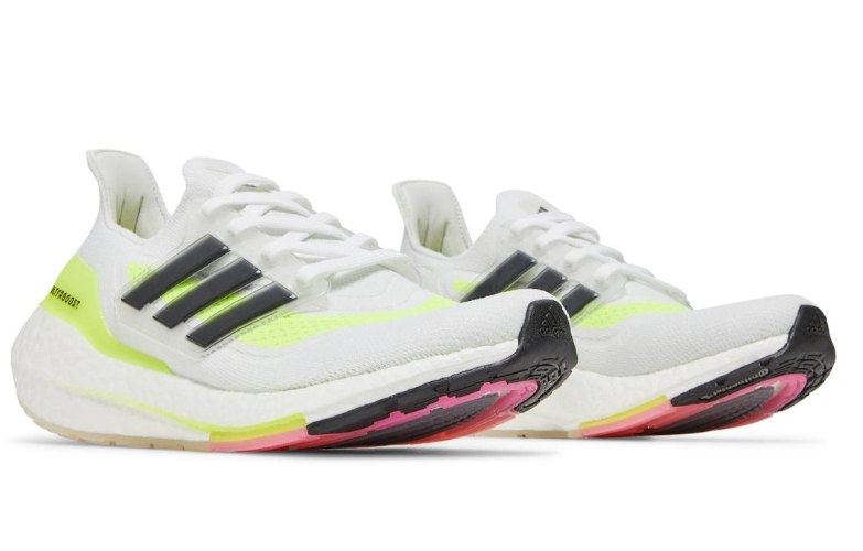נעלי אדידס Adidas ULTRABOOST 21 לבן ירוק