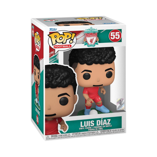 פופ כדורגל ליברפול - לואיס דיאס - Funko Pop Football Liverpool Luis Diaz #55