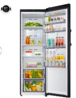 מקרר ללא מקפיא ‏387 ליטר סמסונג ⁦SAMSUNG RR39C7650BK