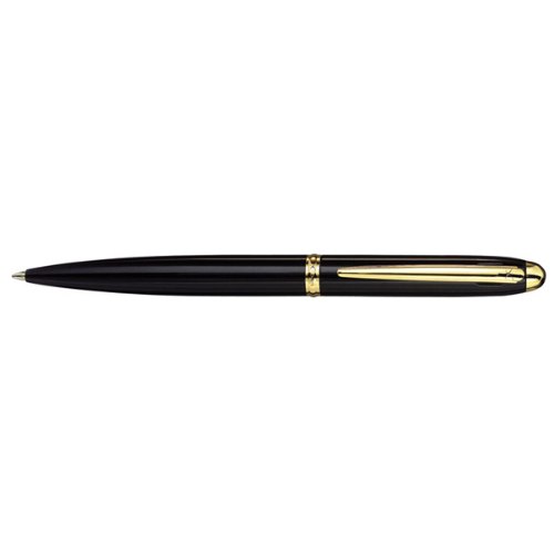 סדרת עט קלאסיק Classic שחור קליפס זהב כדורי