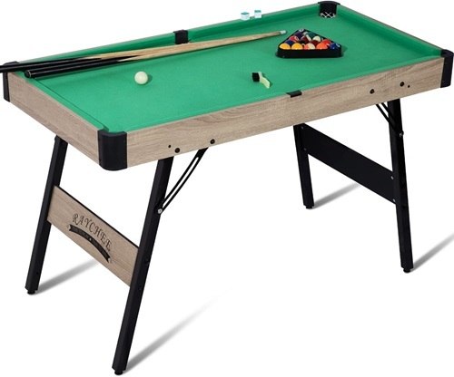 מיני שולחן סנוקר מתקפל 48 אינץ עם מסגרת עץ 122X61X76סמ A248223B
