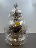 כתרים לספר תורה טבולים בכסף מסדרת מורשת לספר תורה גודל 48 ס''מ
