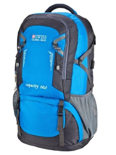 תיק EVEREST כחול 60 ליטר