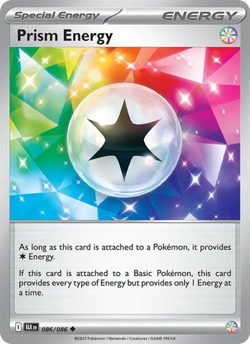 קלף בודד single פוקימון - prism energy - Black Bolt - 086/086