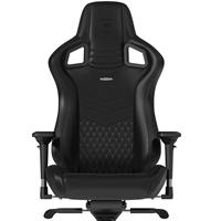כיסא גיימינג משרדי עור אמיתי Noblechairs EPIC Real Leather Black שחור