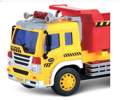 משאית עבודה - עפר אורות וצללים - Work truck - dirt SSI6662A