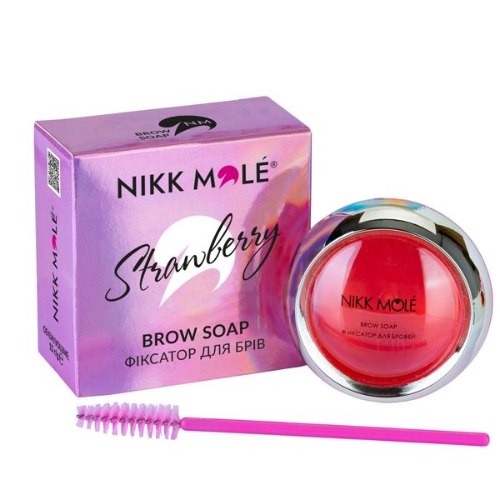 Nikk Mole Brow Soap – סבון לקיבוע גבות (Strawberry)
