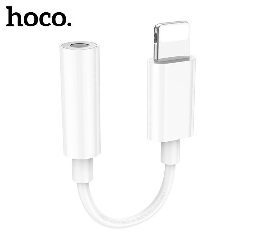 מתאם אודיו עם ממיר מקורי HOCO LS34 IPHONE TO 3.5mm