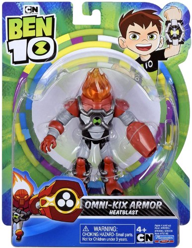 דמות בן 10 אומני-קיקס היטבלאסט - Ben 10 Omni-Kix Armor Heatblast