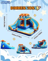 מתנפח מים עם מגלשה כפולה W83048 מבית Doctor Dolphin