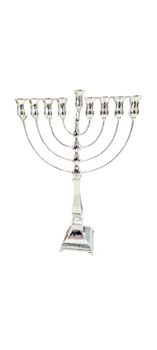 חנוכיה מכסף טהור דגם מירון S
