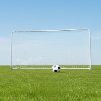 שער כדורגל מתכת ורשת לחצר 1.07X0.60 מטר מבית DERBY