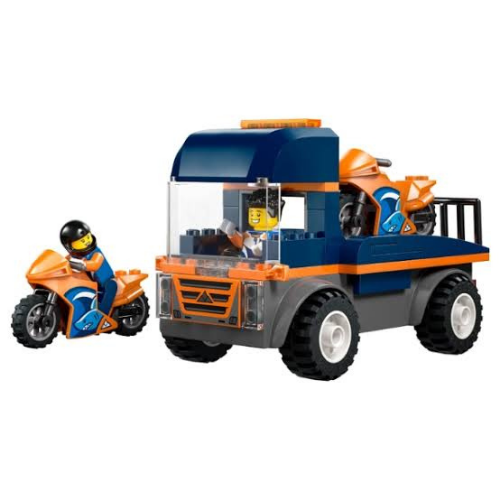 לגו סיטי משאית להובלת אופנועים 60491 LEGO City Motorcycle Transport Truck