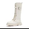 שמנת - מגפי עור גבוהים לילדות HighBoots