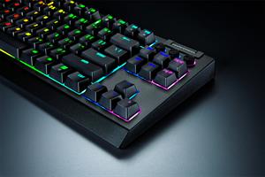 מקלדת גיימינג מכנית אלחוטית Razer BlackWidow V4 TKL HyperSpeed Orange Switch