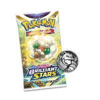 קלפי פוקימון בליסטר 3 חבילות Pokémon TCG: Sword & Shield Brilliant Stars 3 Pack Glaceon Blister