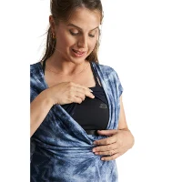 חולצת הריון רבידה שרוול קצר של חברת NursingAnywear