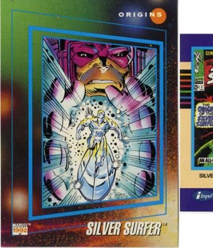 קלף בודד מארוול marvel - silver surfer - Universe Series 3 - 163