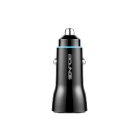מטען לרכב יציאות USB + TYPE C עם כבל לאייפון