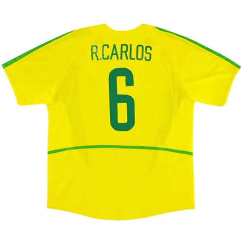 Brazil Home Shirt World Cup 2002 - R.CARLOS