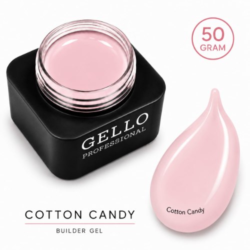 ג'ל בנייה 50 גרם- GELLO|Cotton Candy