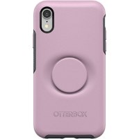 כיסוי ל IPHONE XR מבית OTTERBOX & POPSOCKET דגם SYMMETRY ורוד