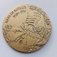 ידידות הולנד ישראל- שנת 1994, מדליה ברונזה, 70 מ"מ, החברה הממשלתית למדליות ולמטבעות