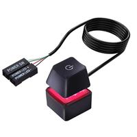 כפתור כיבוי והדלקה Pc Power Reset Button With RGB