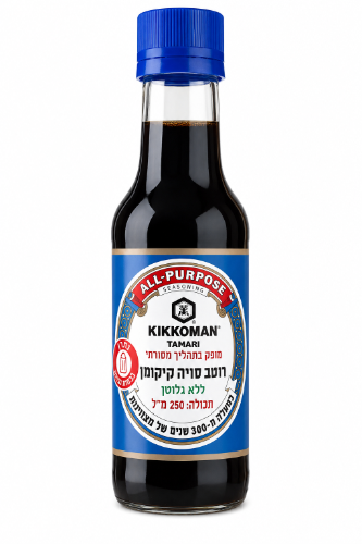 רוטב סויה ללא גלוטן 250 מ"ל - קיקומן