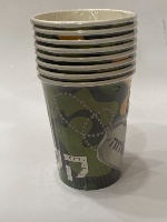 כוסות נייר 8 יח גיוס קל  ירוק