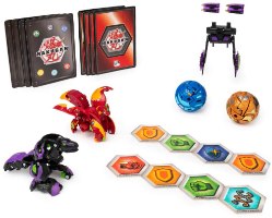 Bakugan Baku-Gear 4-Pack, Trox Ultra with Baku-Gear and Pegatrix Ultra