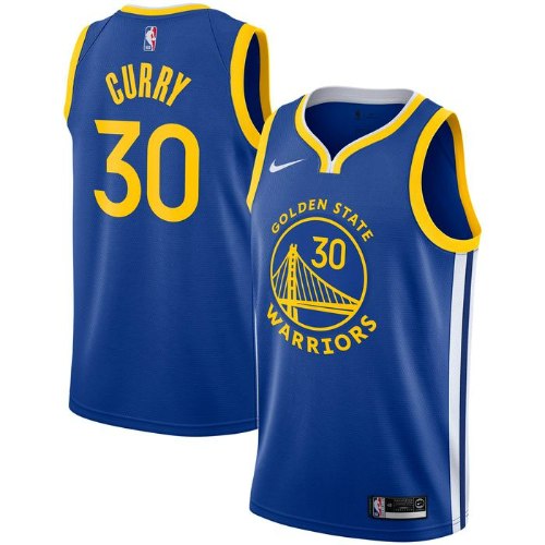 גופיית NBA גולדן סטייט ווריורס כחולה 20/21 - #30 Stephen Curry