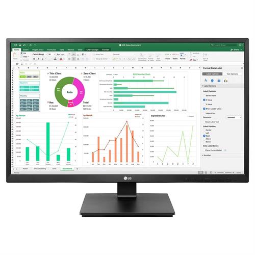 מסך מחשב LG 27" IPS FHD 75Hz 5ms