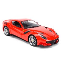 דגם מכונית בוראגו פרארי אדומה Bburago Ferrari F12 TDF Red 1/24