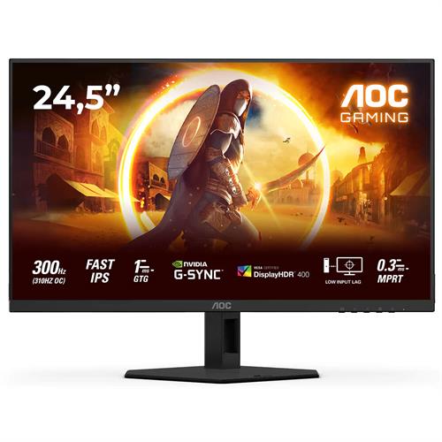 AOC 24.5" FHD 310Hz 0.3ms IPS מסך גיימינג