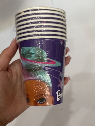 כוסות נייר 8 יח ברבי