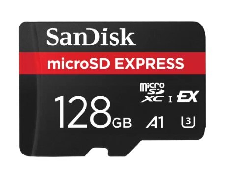 כרטיס זכרון Sandisk microSD Express 880MB/s 128GB
