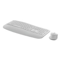 מארז מקלדת ועכבר אלחוטי צבע אוף וויט Logitech Signature Comfort Plus Combo MK880 – מקלדת ועכבר אלחוטיים בצבע אוף