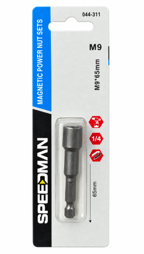 ביט לעוגנים מגנטי ⁦SPEEDMAN⁩ – ⁦M9×65⁩ מ״מ