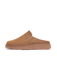 כפכפי זמש פיטפלופ צבע חום טאן GEN-FF Suede Mules