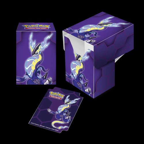 מארז דק בוקס אחסון קלפים בעיצוב מיריידון Ultra Pro Miraidon Full-View Deck Box for Pokemon