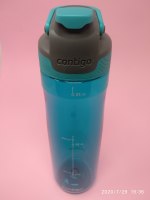 בקבוק שתיה בצבע כחול Contigo AUTOSEAL® Chug 720ml