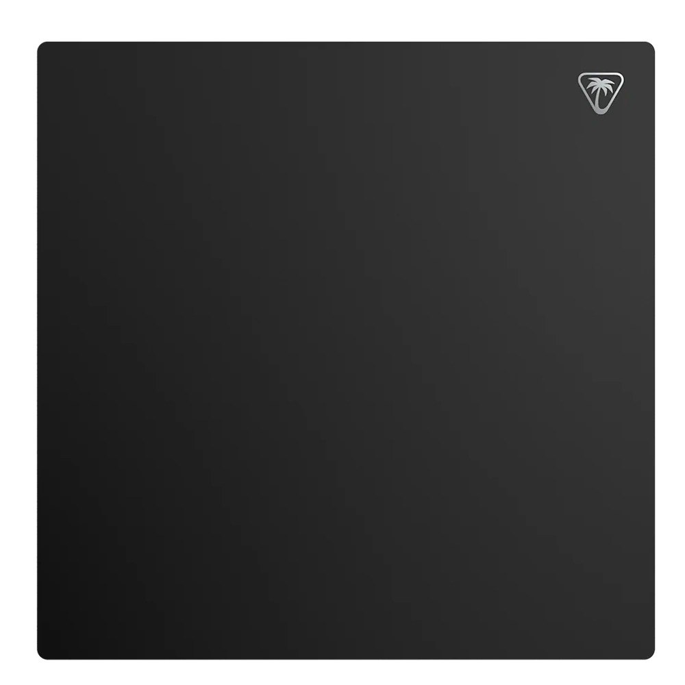 משטח גיימינג Turtle Beach Sense Core Square – אלחוטי משטח גיימינג מרובע שחור עם לוגו כסוף בפינה הימנית העליונה