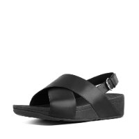 סנדלי לולו קרוס שחור פיטפלופ FITFLOP