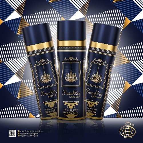 Fragrance World דאודורנט Barakkat satin oud