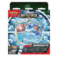 Pokemon TCG: Quaquaval ex Deluxe Battle Deck 2023 חבילת באטל